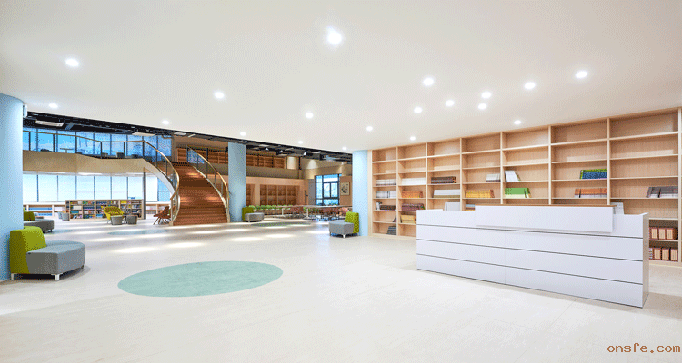 伟德app官方网站为​卖鱼桥小学设计舒适的休闲学习空间实拍图