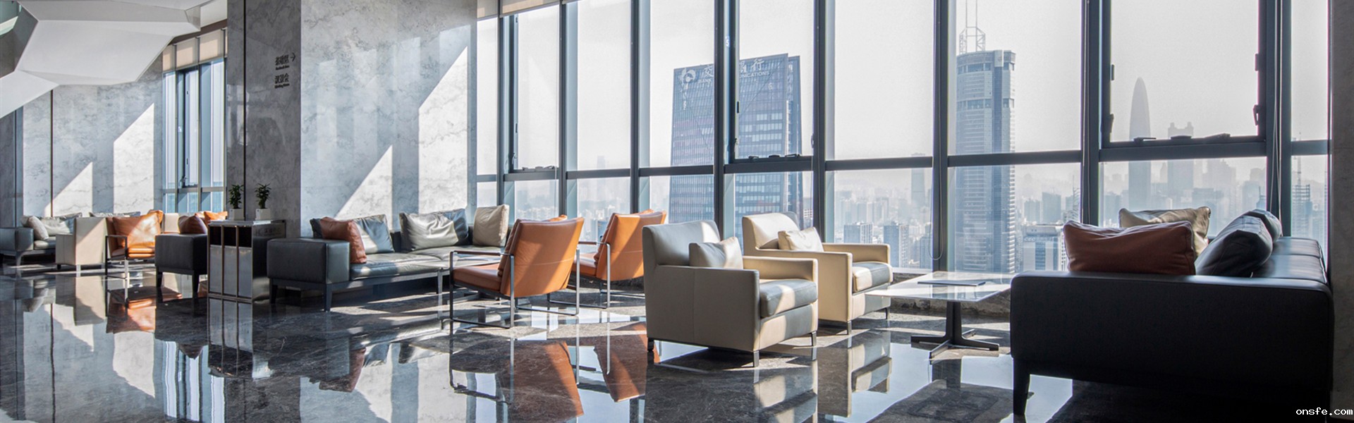 onsfe为汉国中心设计商务接待洽谈空间实拍图